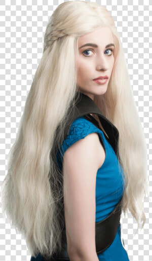 Khaleesi Inspired Lace Front Wig   Blond  HD Png Download