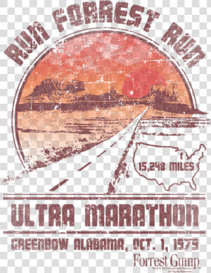 Forrest Gump Ultra Marathon Shirt  HD Png Download