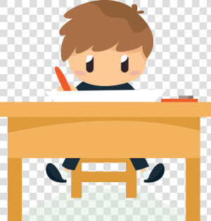 Homework Student Learning   Child Doing School Work Clipart  HD Png Download