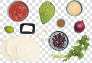 Enchiladas Rojas With Nopales  amp  Black Beans   Nopal  HD Png Download