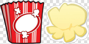 Popcorn Bag Clipart Free Best On Transparent Png   Empty Popcorn Bucket Clipart  Png Download