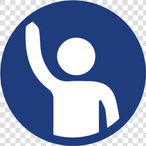 Raise Your Hand Icon  HD Png Download