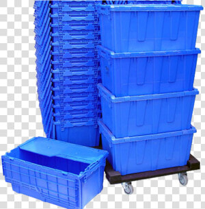 Rental Blue Crates   Box  HD Png Download