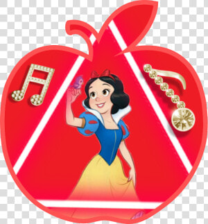  snowwhite  snow  white  red  apple  music   Chicago Cubs  HD Png Download