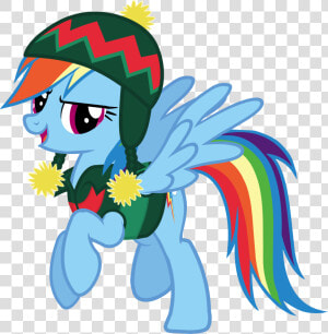 Rainbow Dash Hearth S Warming Eve Card Creator   My Little Pony Png  Transparent Png