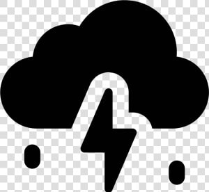 The Icon Is A Stylized Depiction Of A Storm Cloud Clipart   Lightning Cloud White Png  Transparent Png