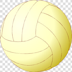 Free Vector Volley ball Clip Art   Dibujo De Balon De Voleibol Lapiz  HD Png Download