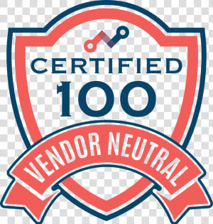 Vendor Neutral Certified 100 Salestech Vendor Objective  HD Png Download