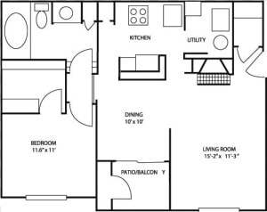 0 For The 1b 782 Floor Plan   Riverstone Ranch Apartments  HD Png Download