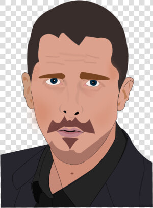 Christian Bale Png  christian Bale   Cartoon  Transparent Png