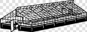 Greenhouse 2 Clip Arts   Green House Black And White Clipart  HD Png Download