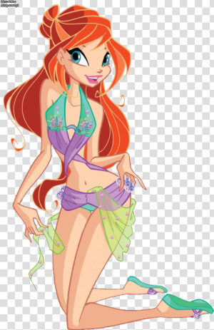 Bloom Bikini   Winx Club Bloom Bikini  HD Png Download