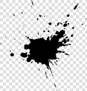 Ink Blot On Paper  HD Png Download