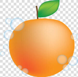 Peach Mandarin Orange Animation Clip Art   Imagen De Una Naranja En Animacion  HD Png Download