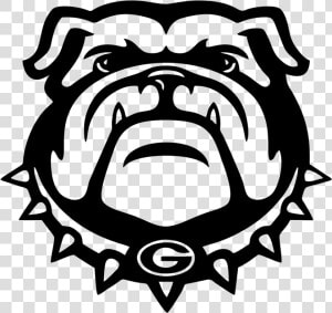 Bulldog Scary Auto Car Bumper Window Vinyl Decal Sticker   Georgia Bulldogs Svg Free  HD Png Download