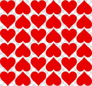 Corazón  El Amor  Patrón  Rojo  San Valentín   Free Vector Hearts  HD Png Download