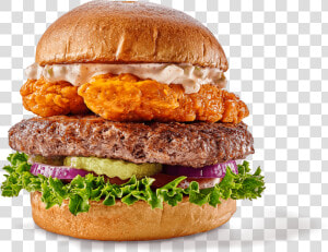 Buffalo Tender Burger   Hamburger Freigestellt  HD Png Download