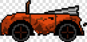 Rusty Car Pixel Art  HD Png Download