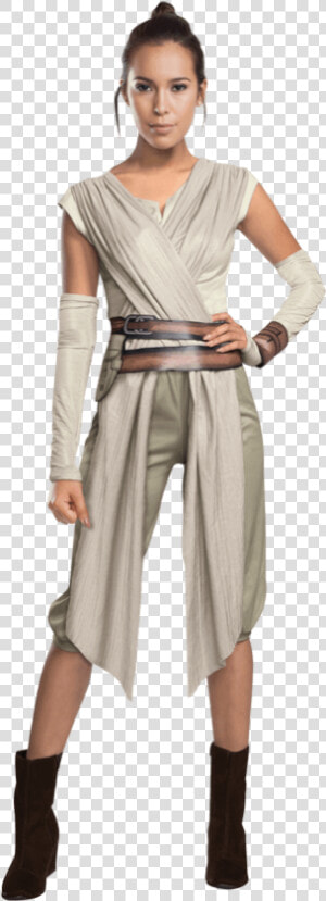 Force Awakens Deluxe Adult Rey Costume  HD Png Download