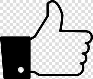 Facebook Like Button Facebook Like Button Computer   Like Facebook Black And White  HD Png Download