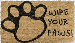 Wipe Your Paws Doormat   Door Mat Png  Transparent Png