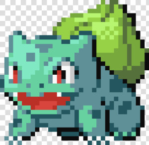 Pokemon Bulbasaur Pixel  HD Png Download