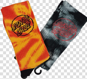 Mens Tie Dye Sock Orange charcoal   Leather  HD Png Download