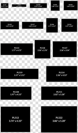 Pewter Labels Square Corner Rectangles   Parallel  HD Png Download