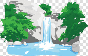 River The Wisp Transprent   Waterfall Clipart Png Bg  Transparent Png