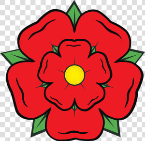 Lancashire Rose  County  England  Heraldic  Heraldry   Red Rose Of Lancashire  HD Png Download