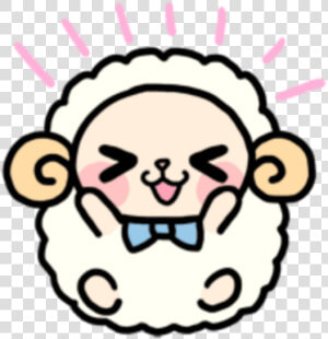  kawaii  cute  oveja  png  lindo   Cute Sheep Whatsapp Sticker  Transparent Png