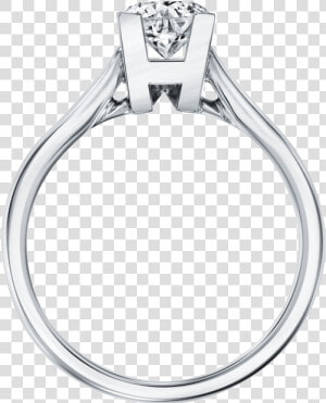 Harry Winston H Engagement Ring  HD Png Download