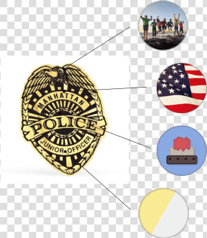 Transparent Detective Badge Png   Police Officer Badge Sticker  Png Download