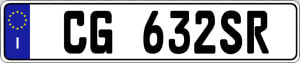 Authentic Eec Euro Plate™   European License Plate Png  Transparent Png