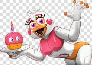 Fnaf Funtime Chica Ucn   Png Download   Ultimate Custom Night Funtime Chica  Transparent Png