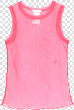 Helmut Lang Femme Shell Tank Top   Vest  HD Png Download