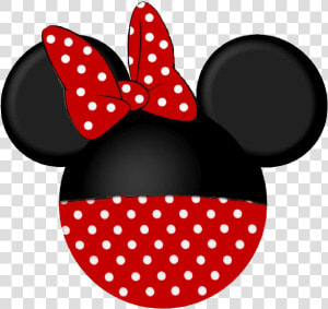 Red Bow Disney Png   Minnie Mouse Head Red  Transparent Png