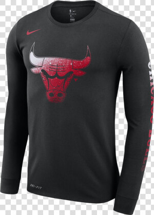 Nike Nba Chicago Bulls Logo Dry Tee   Los Angeles Lakers Long Sleeve  HD Png Download