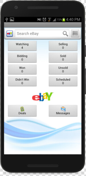 Ebay andro 1   3   Sign Out On Ebay App  HD Png Download