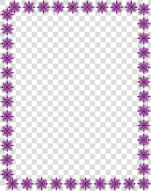 Free Stock Photo   Purple Star Page Border  HD Png Download