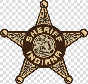 Sheriff Star Png   Indiana Sheriff Star Vector  Transparent Png