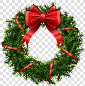 Christmas Wreath Free Content Clip Art   Christmas Wreath Clipart  HD Png Download