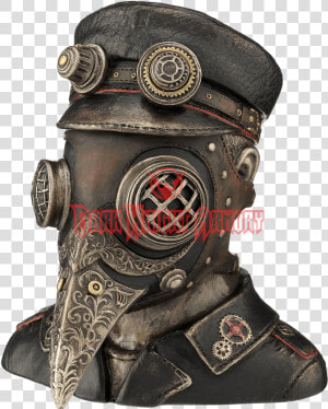 Steampunk Plague Doctor Bust Trinket Box   Plague Doctor Steampunk  HD Png Download