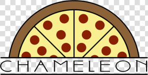 Chameleonpizzalogo Semi Circle  HD Png Download