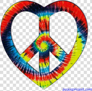 Letter Clipart Tie Dye   Tie Dye Heart Peace Sign  HD Png Download