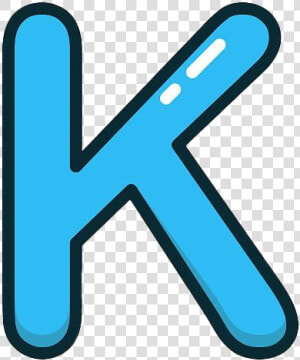 K Letter Png Clipart   Blue Letter K Png  Transparent Png