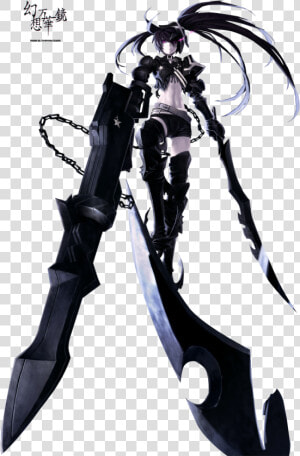 Black Rock Shooter Render 1 By Draox d5gubxn   Black Rock Shooter Ibrs  HD Png Download