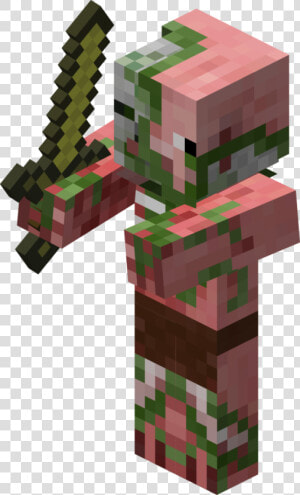 Minecraft Zombie Pigman  HD Png Download