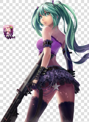 Http     i874   Photobucket     Change Mal Anime List   Gun Meme Hatsune Miku  HD Png Download