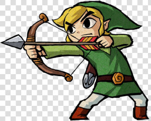 Supergirl Png Toon   Link Wind Waker Bow  Transparent Png